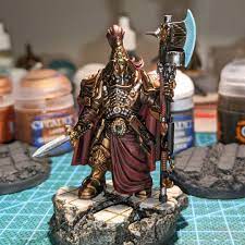 Nuln Void On Instagram Late Night Finisher Matt Adeptuscustodes Talonsoftheemperor Custodianguard In 2020 Warhammer 40k Artwork Warhammer Warhammer 40k