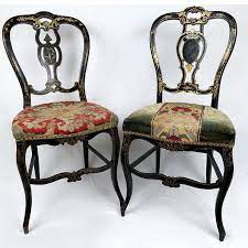 Des décors raffinés et sur mesure. Pair Of Napoleon Iii Period Chairs Le Chat Rouge