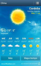 Estado Actual Y Pronostico Del Tiempo Desde El Martes 01 07 Al Lunes 07 07 Para La Ciudad De Cor Pronostico Del Tiempo Munecas De Las Princesas De Disney Clima