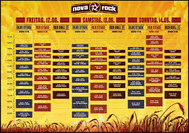 13.06.2020 das festival war vor 246 tagen. Nova Rock 2015 Timetable Britishrock Cc