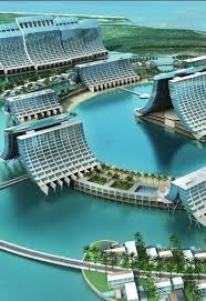 Grosstes Hotel Der Welt In Australien Geplant Baubeginn Das Aquis Great Barrier Reef Resort Wird Mit Geschatzten Ko Architektur Baubeginn Great Barrier Reef