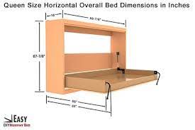Queen Size Easy Diy Murphy Wall Bed Hardware Kit Horizontal Horizontal Murphy Bed Murphy Bed Diy Murphy Bed Hardware