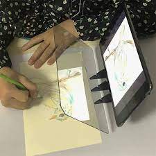 Easy To Paint Sketch Assistant Painting Stand Optical Painting Board Portable Stereoscopic Copy Station Child Drawing Tools Wish Reflection Art Easy Paintings Drawings
