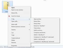 Using this file manager, access the folder where your files are located. Configure The 7 Zip Windows Explorer Context Menu Ghacks Tech News