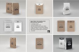 The best box mockup that help you to showcase brand packaging designs for presentation. Vol 13 Food Box Packaging Mockups Creative Photoshop Templates Creative Market