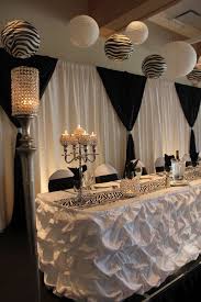Here are some useful ideas for you to set a table in a romantic vibe. Black And White Decor For Wedding Novocom Top