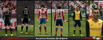 The red and the blue are darker than usual to celebrate the spanish league and spanish cup title won in 1965/66. Atletico Madrid Gdb Kit 13 14 Pro Evolution Soccer 2013 At Moddingway