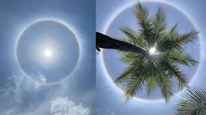 Sun halo visible in kuching. Pwgstcnd9wzo4m
