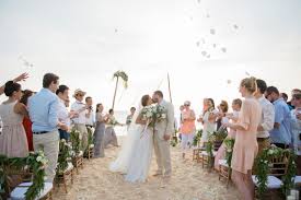 Heart drawn in the sand. The Dreamiest Sunset Beach Wedding In Thailand Bridal Musings