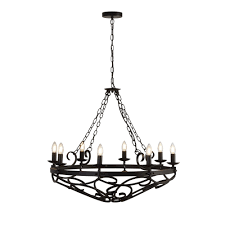 The flowers in your garden will look fabulous. Large Wrought Iron Medieval Chandelier Extra Large Ceiling Pendant