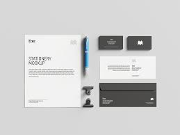 Free Us Stationery Mockup Free Mockup En 2020