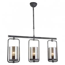 Gri Renkli Patinali Uclu Sirali Modern Avize 1382 71 23 Avize Modern Avizeler