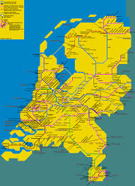 Detallado Mapa De Tren De Los Paises Bajos Holanda Paises Bajos Europa Mapas Del Mundo