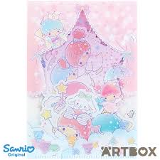 He is drawn as a sweet black cat with huge black eyes, four whiskers, and like counterpart hello kitty, no mouth. Buy Sanrio Little Twin Stars Die Cut Decal Stickers In A5 Clear File At Artbox