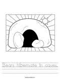 Bear country hibernation caves & caverns animal habitats materials needed: Bears Hibernate In Caves Coloring Page Twisty Noodle