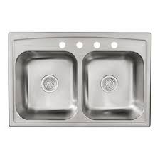 Save up to $500 now on select major appliances: Kohler Toccata 18 Gauge Double Basin Drop In Stainless Steel Kitchen Sink Lowes Kitchen Sink Small House Renovation Kitchen Rehab