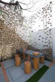 Welche voraussetzung soll dein zaun haben: Gabionen Gartengestaltung Ideen Fur Zaun Mit Steinen Holz Glas Gefullt