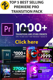 Glitch, splice or spin from scene to scene! Top 5 Best Selling Premiere Pro Transitions Packs Premiere Pro Premiere Adobe Premiere Pro
