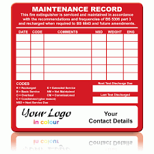 Operational safety rules for fire extinguisher use are: Buy Full Colour Personalised Fire Extinguisher Inspection Labels