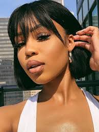 Short hairstyles with bangs for black women. Pretty Bangs Short Bob 4 Thick Hair Styles Bob Hairstyles Hairstyles With Bangs