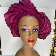 Autogele Headtie for Wedding and Special Events. Pink Color