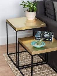 Brass Coffee Table Nightstand Side Tables Or End Table Brass Etsy Coffee Table Living Room Side Table Table