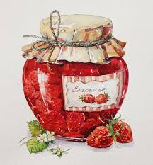 Epingle Par Yadira Ramos Sur Conservas Jars Nourriture Aquarelle Peinture Alimentaire Et Dessin De Petit Gateau