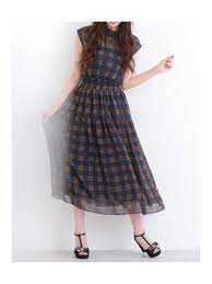 ジルバイジルスチュアート jill by jillstuart のチェックシフォンシリーズワンピース レディースファッション 服の通販 founy ファニー ファッション fashion レディース women ワンピース dress ファッションアイデア ファッション レディース ジル