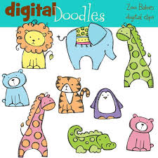 Kpm Baby Zoo Animals Digital Clipart Baby Zoo Animals Zoo Babies Zoo Animals