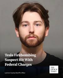 The U.S. Department of Justice has filed federal charges against a suspect  in connection with a firebombing attack