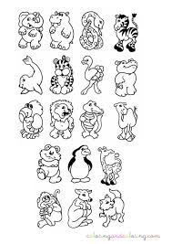 More 100 images of different animals for children's creativity. Baby Animal Realistic Baby Animal Coloring Pages For Kids Coloring And Drawing