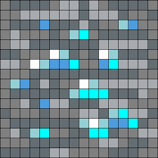 Minecraft Diamond Ore Kandi Pattern Minecraft Beads Minecraft Perler Perler Beads