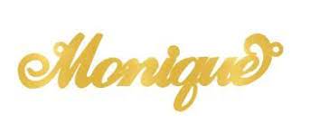 The Name Monique Monique Name Necklace Design