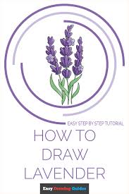 It was much simpler and i am super happy with how it turned out. How To Draw Lavender Really Easy Drawing Tutorial