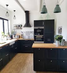 cuisine ikea laxarby cuisine noire et bois esprit bistro renovation maison diy rustic home decor signs cuisine moderne cuisine noire et bois cuisine ikea