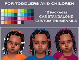 Today we are showing 6 fun hair tutorials for little girls! The Sims 4 Toddler Hair Free Downloads