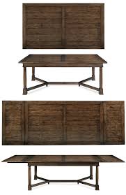 Small round dining table set. Bernhardt Vintage Patina Trestle Table 322 224 Tobacco Cute766