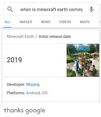 The subreddit for minecraft's newest ar game, minecraft:earth! When Is Minecraft Earth Coming Images All News Videos Maps Minecraft Earth Initial Release Date Earta 2019 Developer Mojang Platforms Android Ios Thanks Google Android Meme On Me Me