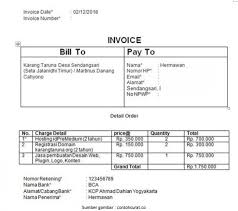 Check spelling or type a new query. 9 Contoh Invoice Lengkap Fungsi Dan Penjelasannya