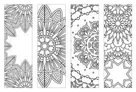 New Bookmarks Printable Intricate Mandala Coloring Pages Instant Download Pdf Mandala Dibujos Para Colorear Adultos Separador De Libros Marcadores De Libros