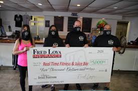Your symbols have been updated. Real Time Fitness Juice Bar Awarded In Fred Loya Insurance Salute To Small Business Giveaway Port Isabel South Padre Press