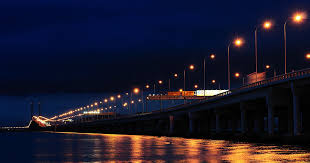 Penang bridge main span viewed from the deck. Penang Bridge In Butterworth Malaysia Sygic Travel