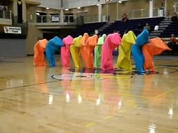 A lycra dancing sack stretches over your body just as much that you are easy able to walk around and dance. Color Body Bags Blob Dance Kids Talent Kids Dance Drama Ideas