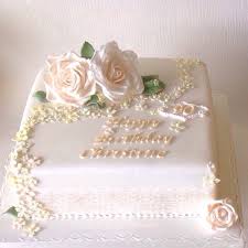 Birthday Cake For Mother Square Pretty Vintage Style 90th Birthday Cake Tortas Para Abuelos Tortas Decoradas Para Mujer Pasteles Para Senoras