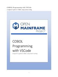 Reference modification is retrieving or modifying substring of a string. Cobol Programming With Vscode Computer Programming Software Engineering