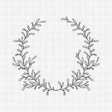 Free Free 77 Flower Wreath Vector Svg SVG PNG EPS DXF File