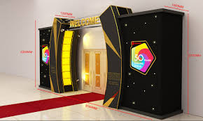 Genting First World 50 Years Celebration Event Concept Modern Elegance And Timeless Event Entrance Design Event Entrance Event Entrance Arch