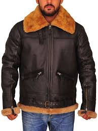 Men Aviator B3 Bomber Shear Leather Jacket Men Jacket Mauvetree Leather Jacket Jackets Leather Jacket Men