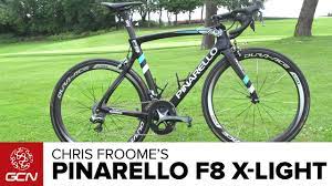 Lasty takes a look at the pinarello bolide time trial bike belonging to 3x tour de france champion chris froome of team sky. Chris Froome S New Ultralight Pinarello F8 Climbing Bike Tour De France 2016 Youtube