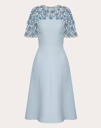 Embellished Crepe Couture Dress For Woman Valentino Online